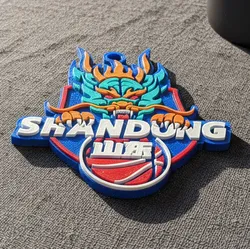CBA Shandong Hi-Speed Kirin keychain badge color printable and renderable 3D Print Model in Keychains 607254