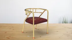 Chair with weldment (modern furniture)