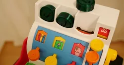 Customizable fisher price cash register coin