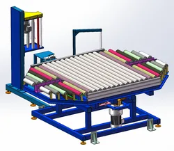 Floor standing wrapping film machine SolidWorks 3D