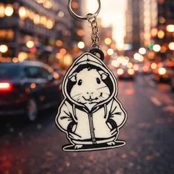hamster keychain