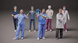 Healthcare workers x 7