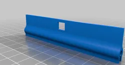 Hinge for debel vertical blinds