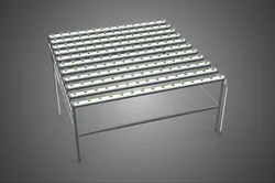 HYDROPONIC FARM SETUP SEEDLINGS GROW NET POTS PARALLEL NFT PIPES