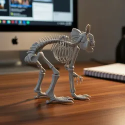 Koala Skeleton Anatomy – Highly Detailed Marsupial Skeletal 3D Model for Education & 3D Printing
