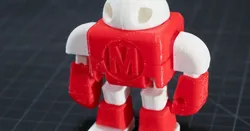 Maker Faire Robot Action Figure / Two Color / Dual Extrusion