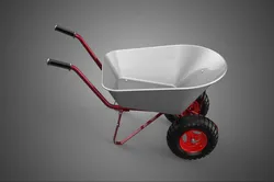 MANUAL HAND PUSH WHEELBARROW CART GARDEN DUMP MATERIAL HANDLING