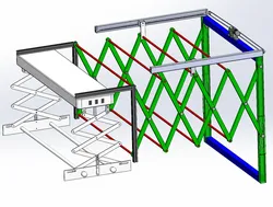 Multi functional automatic drying rack SolidWorks 3D
