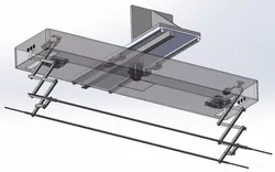 Multi functional electric clothes hanger SolidWorks 3D