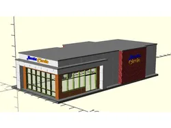 n scale - vintage and forgotten - fast food restaurant -  Arctic Circle