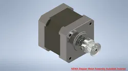 NEMA 17 Stepper Motor Assembly | Autodesk Inventor 2024