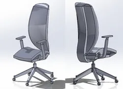 Office Chair Structural FEA – Ansys Static & Fatigue Analysis (4th Year Coursework)
