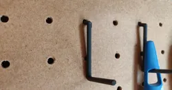 Pegboard hook 3mm