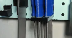 Pegboard Needle FIle Holder