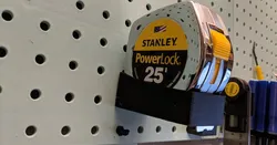 Pegboard Tape Measure Holder