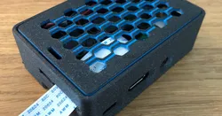 Raspberry Pi 3/4 B+ Case with slot for camera cable