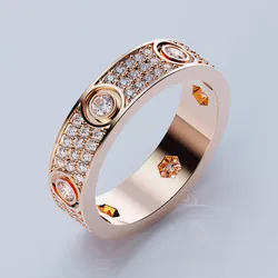 Rings Love Collection Version4 stones6 small stones new All size