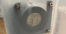 round humidity meter holder