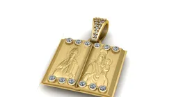 Sacred Scripture Locket Pendant 3D Print Model in Pendants 626749