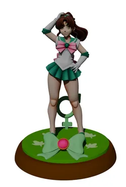 Sailor Jupiter 3D Print Model in Figurines 607214