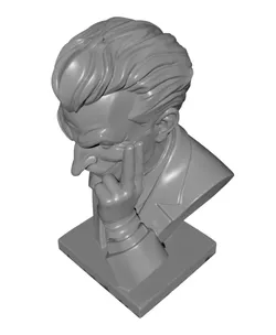 Sinister Jester Bust STL | Villain Bust 3D Print | HighDetail