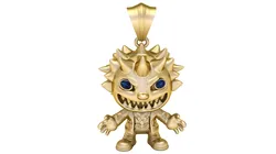Spiky Monster Character Pendant Cute Horror 3D Printable Jewelry Model