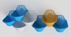 Stackable hex drawer