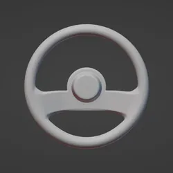 Steering Wheel fits Chevrolet Corvette 1984 – STL Scale Model Kit (1:24 / 1:18 / 1:12)