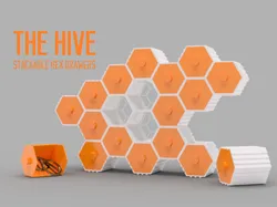 The HIVE - Stackable Hex Drawers