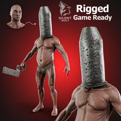 The Silent Executioner-Rigged-Animated Game Ready for Unity Unreal