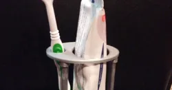 Toothbrush and Toothpaste Stand