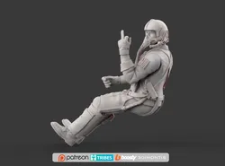 US Air Force Pilot Figure 116 Scale Modern Jet Pilot 3D Printable STL 3D Print Model in Man 626745