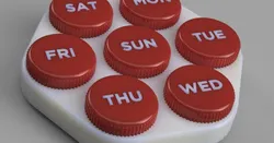Weekly pills case