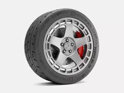18x8 Fifteen52 Turbomac Wheel Hoosier Track Attack Tire 3D print model