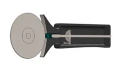 A mechanism for sharping roll pizza cutter -open source