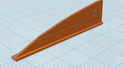 arrow fletching 3D print model