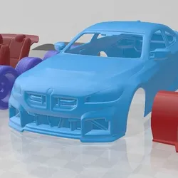 BMW M2 CS 2026 – STL Car Model with Separate Parts