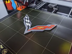 Corvette C7 Emblem - Multicolor