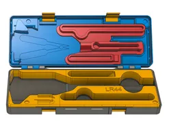 Digital Caliper Case Full Size (large bed size not required!) - LATCHED Version