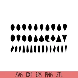 Earring Blank Shape Bundle – 36 Base Template Designs for Laser Cut, Cricut and 3D Print Jewelry