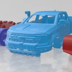 Ford Ranger Super Duty 2026 – STL Truck Model with Separate Parts