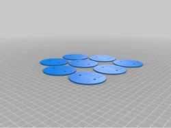 Ground Anchors Plastic disk for Attaching Mulch Leaves Garden Pegs