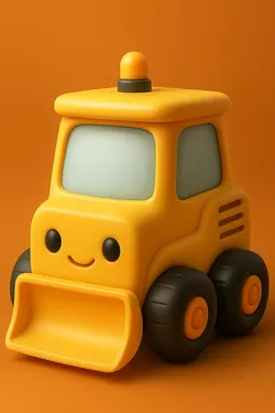 Happy Little Digger 3D print model