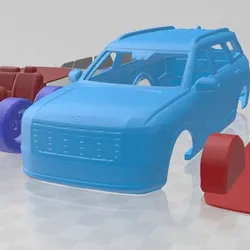 Hyundai Palisade 2026 – STL Car Model with Separate Parts