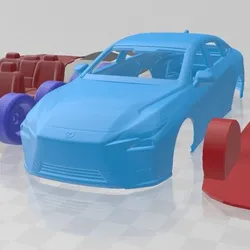 Lexus ES 2026 – STL Car Model with Separate Parts