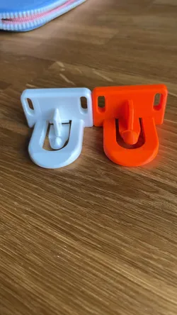 Opening latch for in-built trash bin