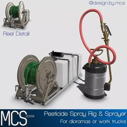 Pesticide Spray Set scale model 3D print model