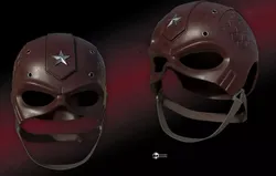 Red Guardian helmet 3D print model