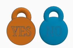 Split Decision Maker (keychain)