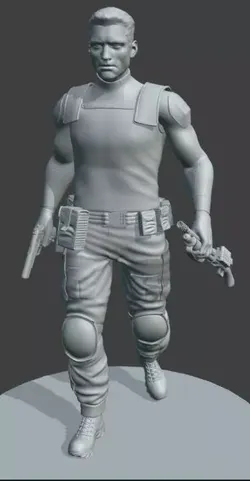 The Punisher Marvel Checchetto 3d model 3D print model